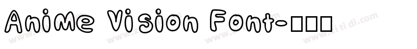 AniMe Vision Font字体转换